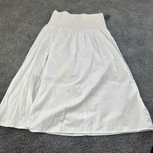 Wild Fable White A-Line Skirt